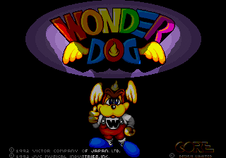Заставка игры Wonder Dog